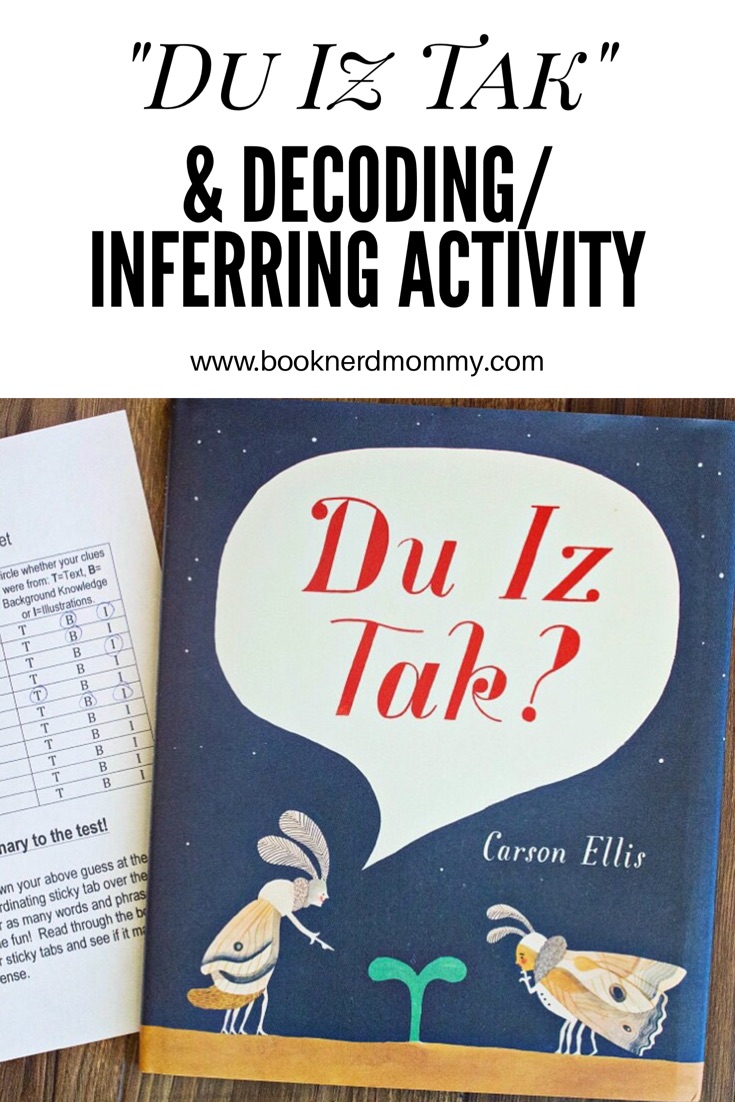 "Du Iz Tak" and Decoding/Inferring Activity · Book Nerd Mommy