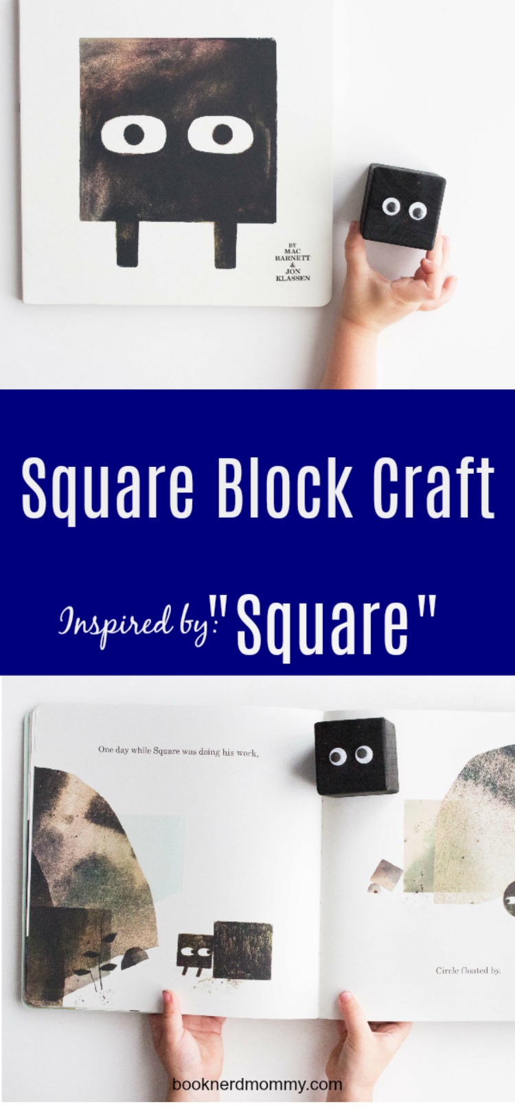 Block Craft Inspired by "Square" · Book Nerd Mommy